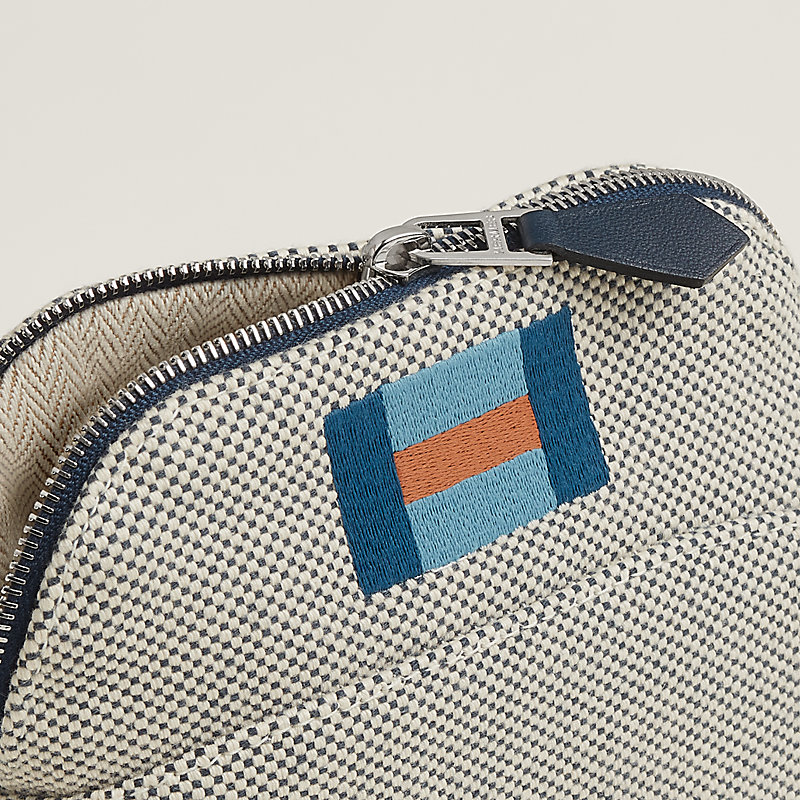 ボリードポーチ 《カザック》 ミニミニ - ブルー | Hermès